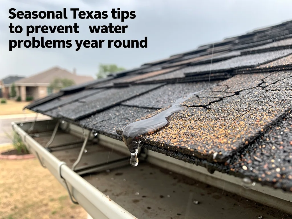 Seasonal Texas tips to prevent water problems year round